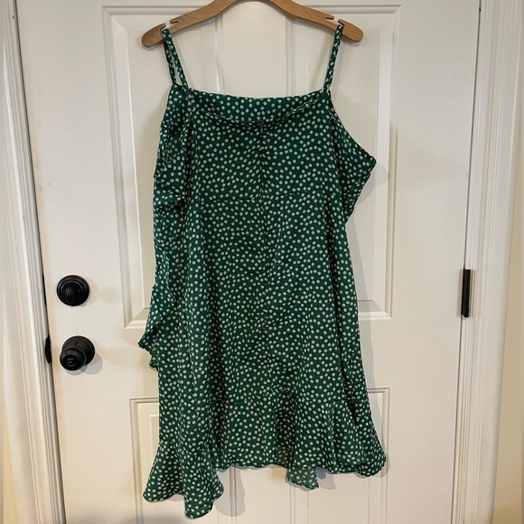 Daisy Print Flounce Trim Tulip Hem Cami Dress size 4X - Picture 8 of 8